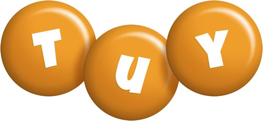 Tuy candy-orange logo