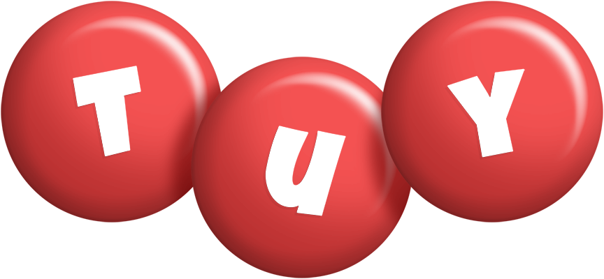 Tuy candy-red logo