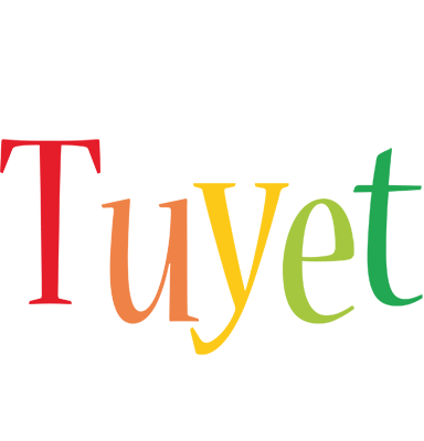 Tuyet birthday logo