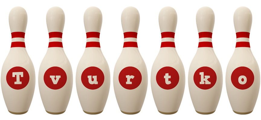Tvurtko bowling-pin logo