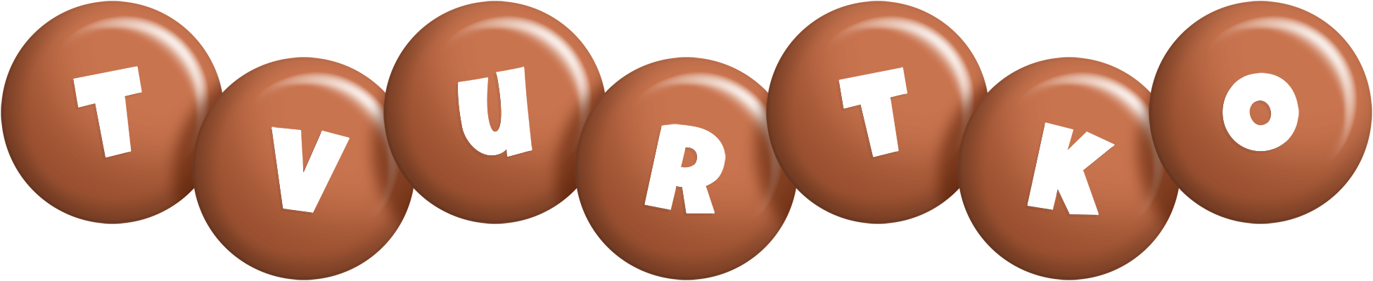 Tvurtko candy-brown logo