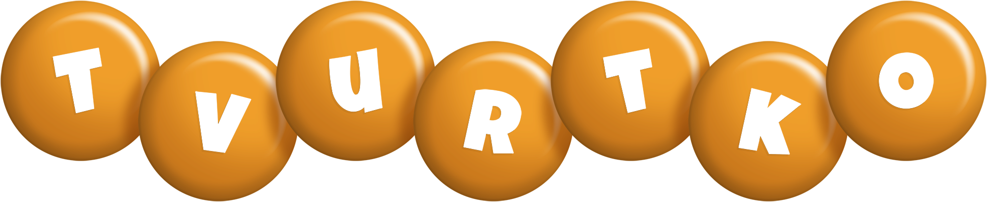 Tvurtko candy-orange logo