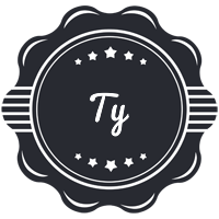 Ty badge logo