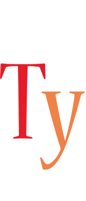 Ty birthday logo