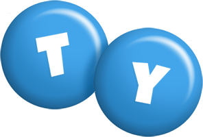 Ty candy-blue logo