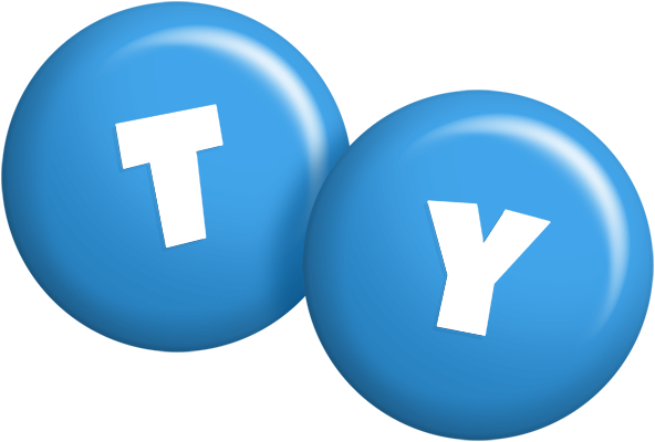 Ty candy-blue logo