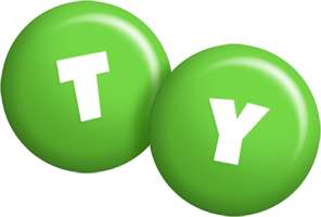 Ty candy-green logo