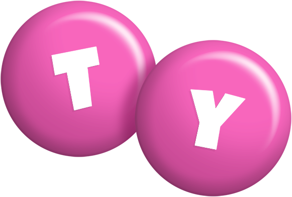Ty candy-pink logo