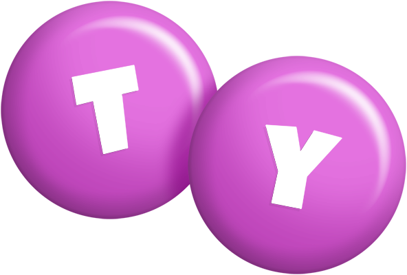 Ty candy-purple logo