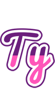 Ty cheerful logo