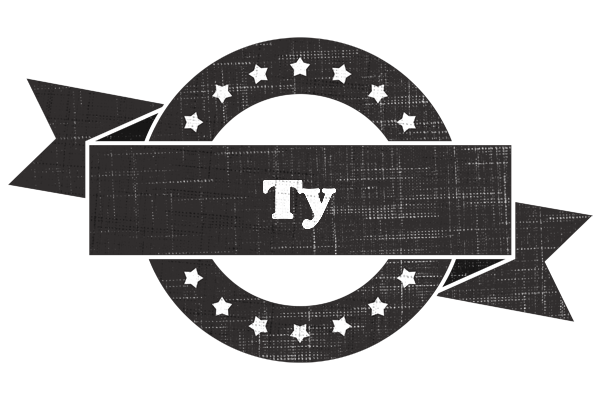Ty grunge logo