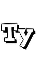 Ty snowing logo