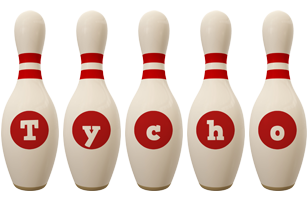 Tycho bowling-pin logo