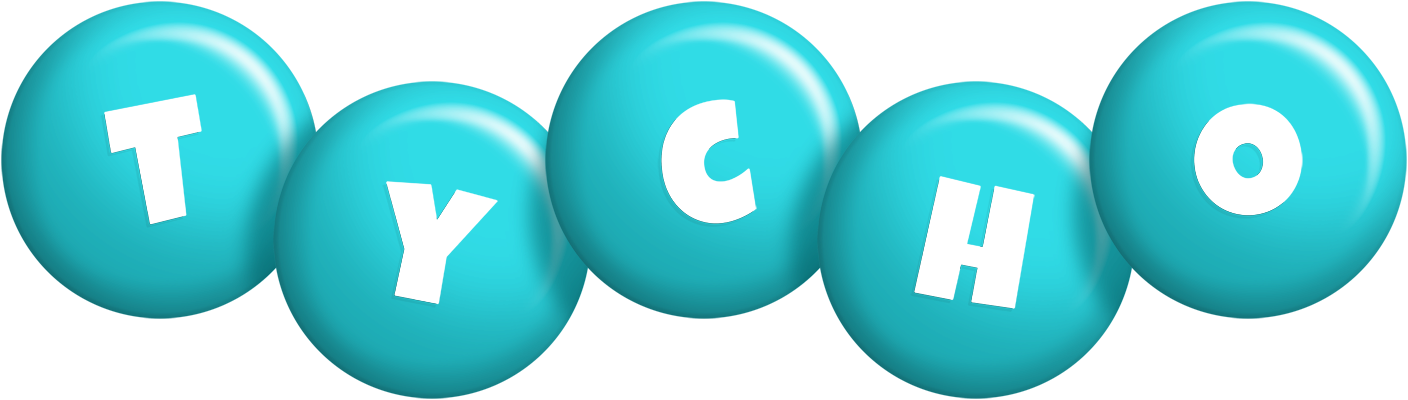 Tycho candy-azur logo