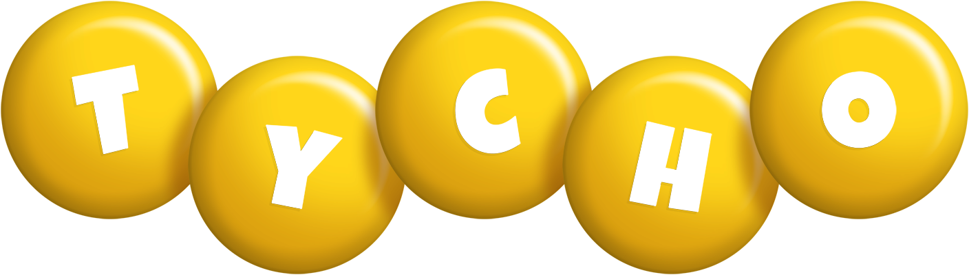 Tycho candy-yellow logo