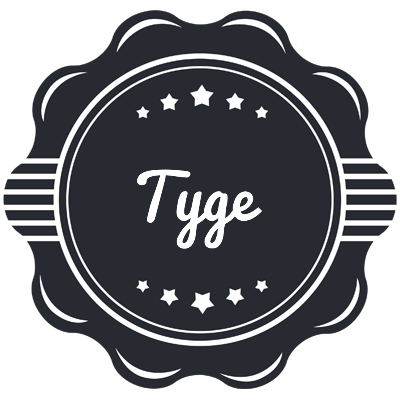 Tyge badge logo