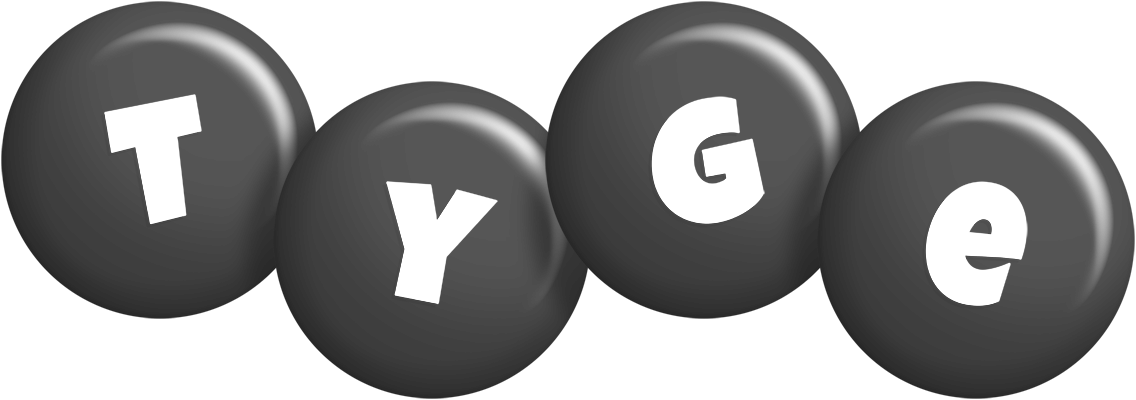 Tyge candy-black logo