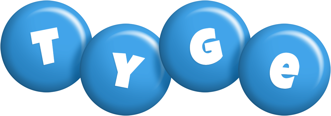 Tyge candy-blue logo