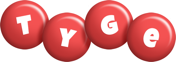 Tyge candy-red logo