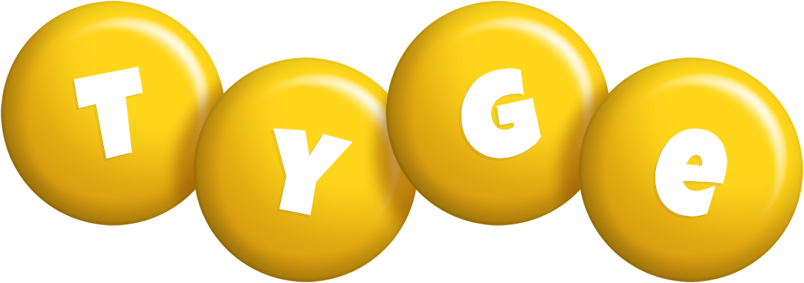 Tyge candy-yellow logo