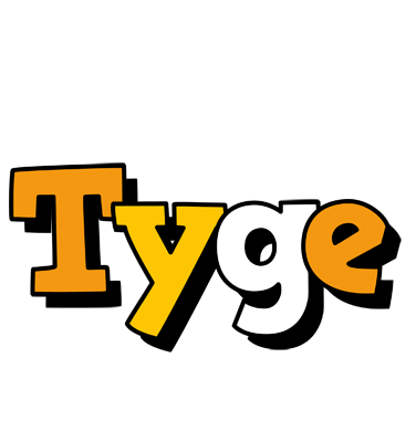 Tyge cartoon logo