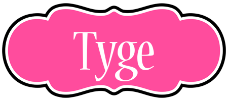 Tyge invitation logo