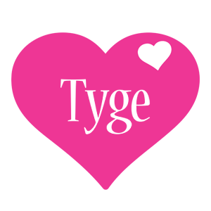 Tyge love-heart logo