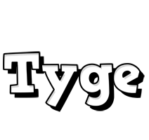 Tyge snowing logo