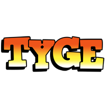 Tyge sunset logo