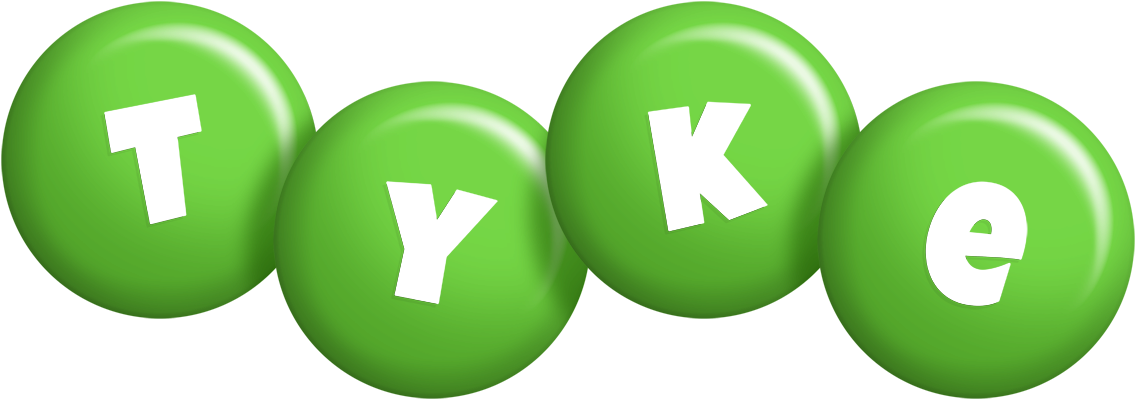 Tyke candy-green logo