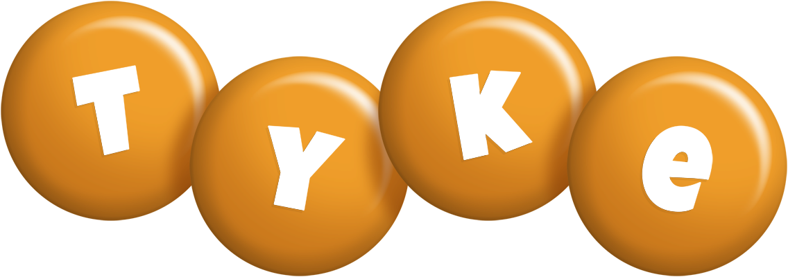 Tyke candy-orange logo