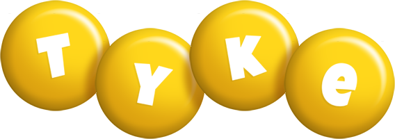 Tyke candy-yellow logo