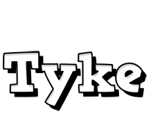 Tyke snowing logo