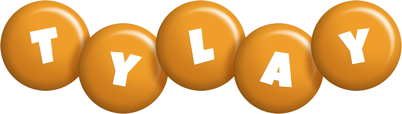 Tylay candy-orange logo