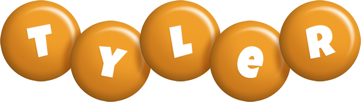 Tyler candy-orange logo