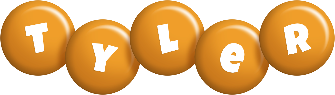 Tyler candy-orange logo