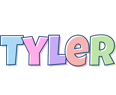 Tyler pastel logo