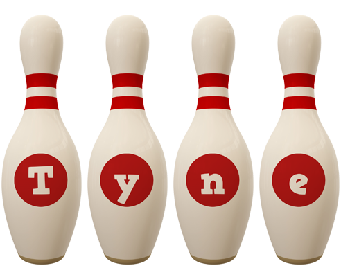Tyne bowling-pin logo