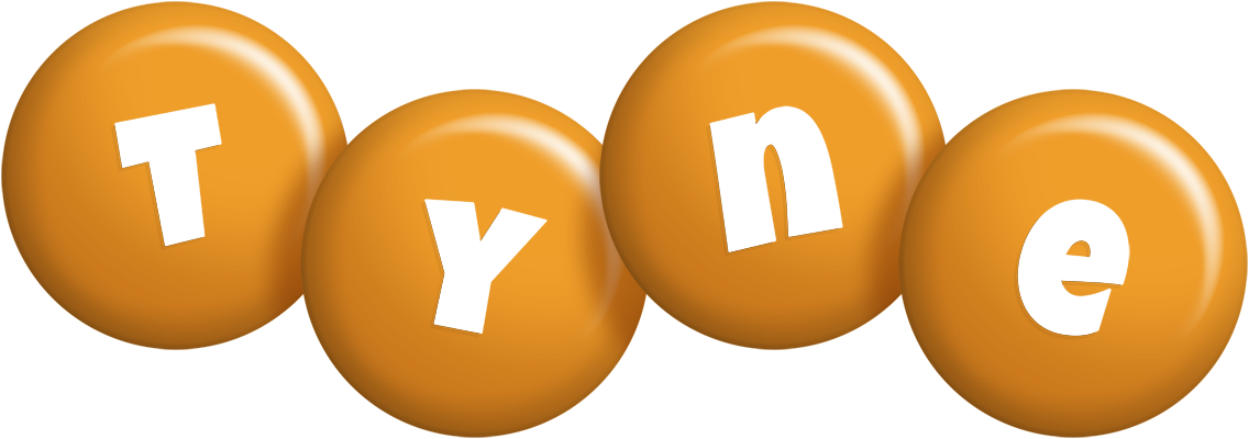 Tyne candy-orange logo