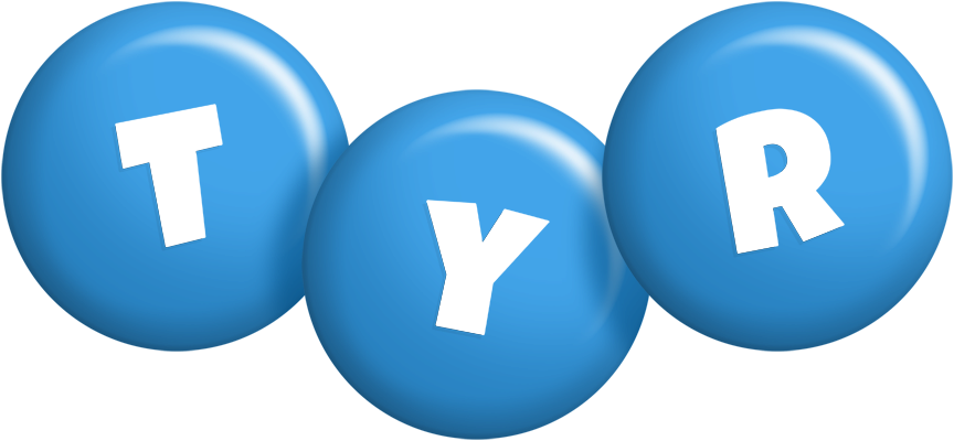 Tyr candy-blue logo