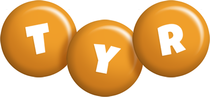 Tyr candy-orange logo