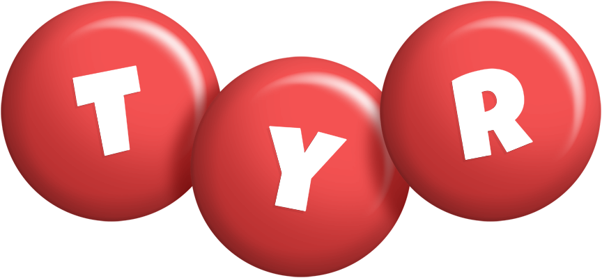 Tyr candy-red logo