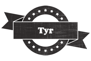 Tyr grunge logo