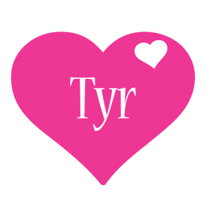 Tyr love-heart logo