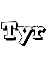 Tyr snowing logo