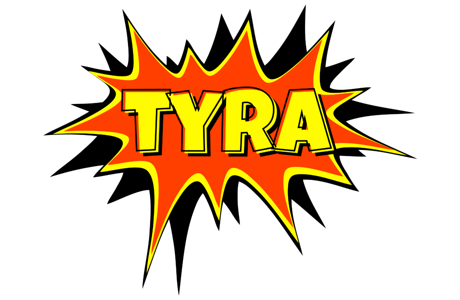 Tyra bazinga logo