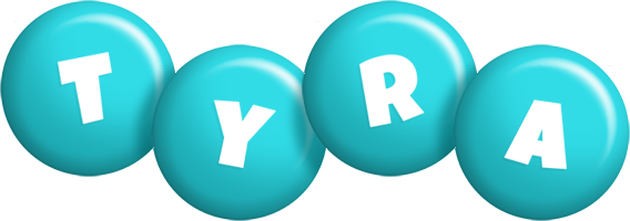 Tyra candy-azur logo