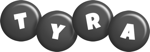 Tyra candy-black logo