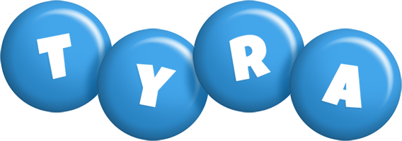 Tyra candy-blue logo