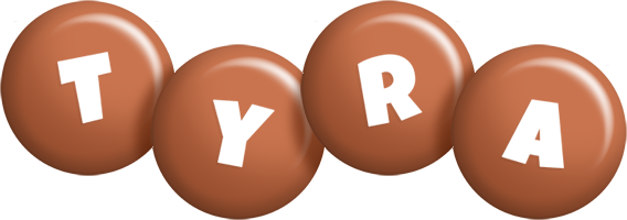 Tyra candy-brown logo